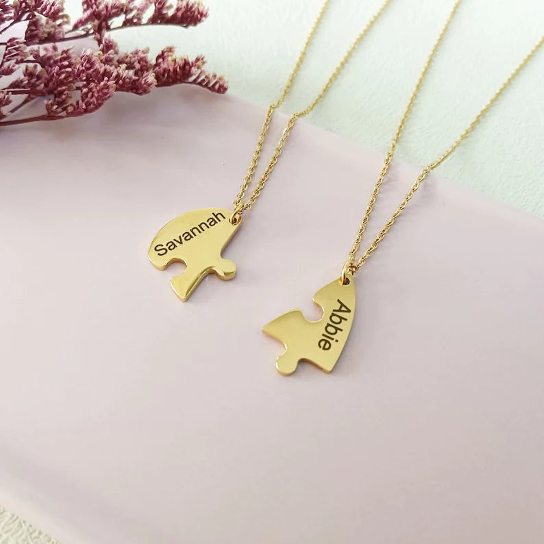 Collar My Piece Personalizable Con Nombres - REGALO PERFECTO