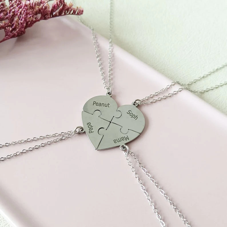 Collar My Piece Personalizable Con Nombres - REGALO PERFECTO